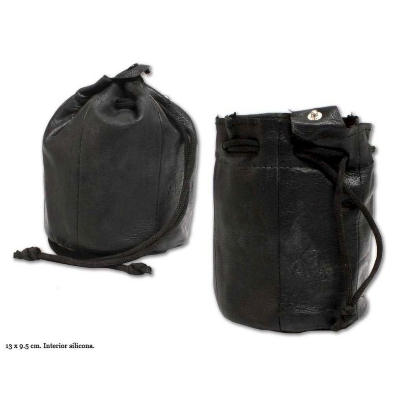 BOLSA TABACO NEGRA 13,9,5 CM 1 UD