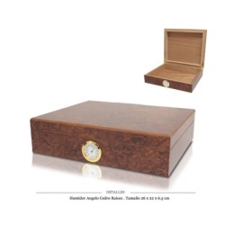 HUMIDOR ANGELO CEDRO RAICES 26X22X6,5 CM