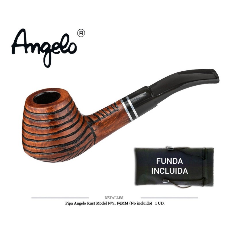 PIPA ANGELO RUST MODEL Número4 F9MM   1 UD
