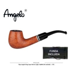 PIPA ANGELO RING CAPRI BROWN LIGHT F9MM  1 UD