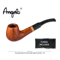PIPA ANGELO MODEL Número16 BROWN LIGHT F9MM  1 UD
