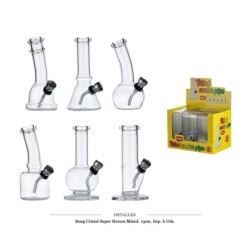 BONG CRISTAL SUPER HEROES MIXED 13CM 6 UDS
