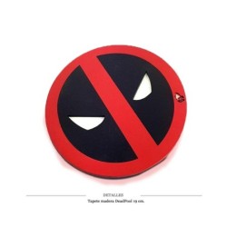 TAPETE MADERA 3DS DEADPOOL 19 CM