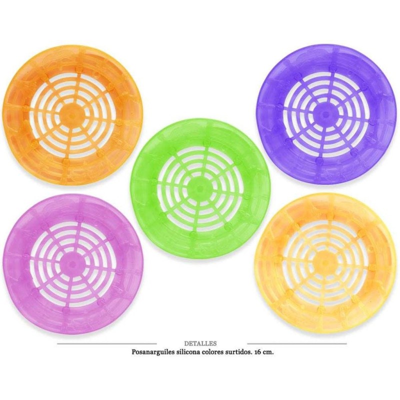 POSANARGUILES SILICONA COL. SURTIDOS 16 CM 1 UD