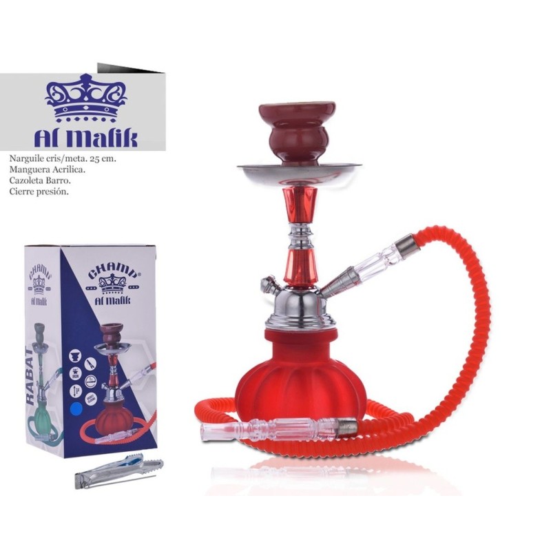 NARGUILE AL-MALIK RABAT RED PASSION 25CM 1 UD
