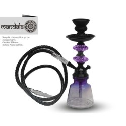 NARGUILE MANDALA CRISTAL MINI NEW PURPLE 30CM 1MG