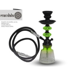NARGUILE MANDALA CRISTAL MINI NEW GREEN 30CM 1MG