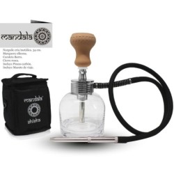 NARGUILE MANDALA Z-11 STAINLESS 34CM 1MG + BAG