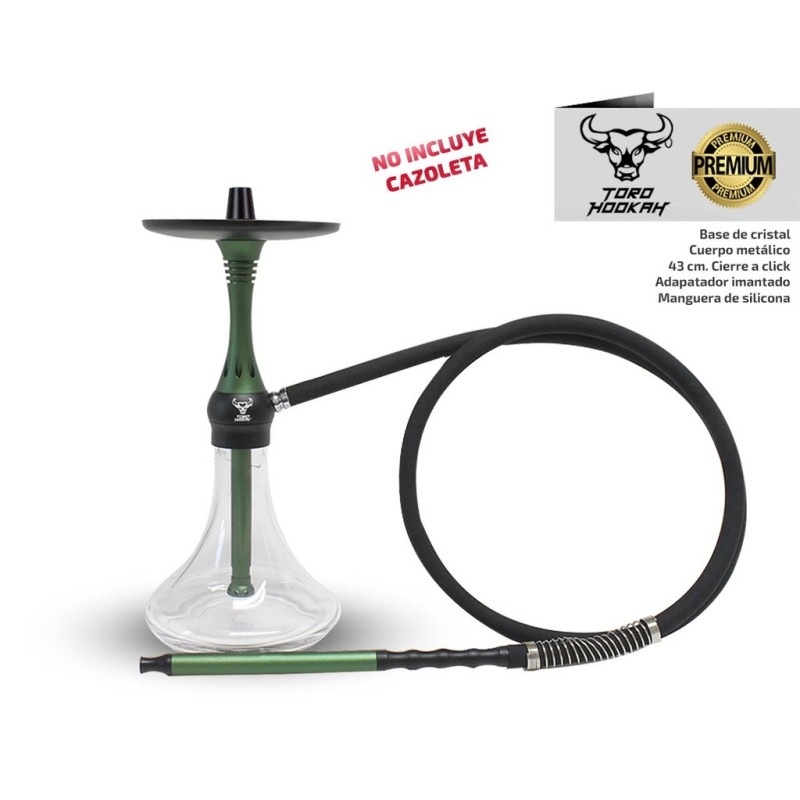 NARGUILE HOOKAH TORO ALFA VERDE 43 CM