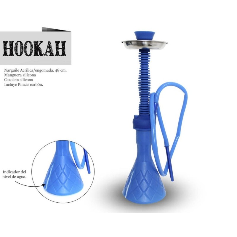 NARGUILE UNBREAKABLE AZUL 46 CM