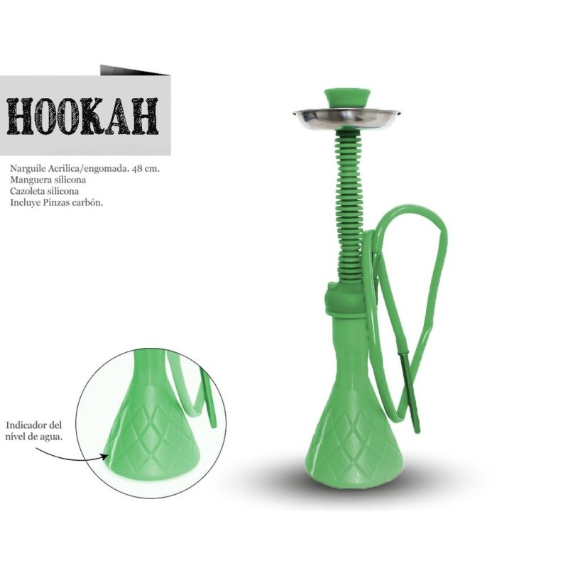 NARGUILE UNBREAKABLE VERDE 46 CM