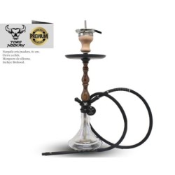 NARGUILE HOOKAH BOSS CRIS/MADERA NEGRA 61 CM