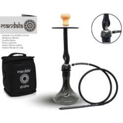 NARGUILE MANDALA Z-19 BLACK 65CM 1MG + BAG