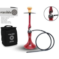 NARGUILE MANDALA Z-19 RED 65CM 1MG + BAG