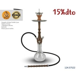 NARGUILE AL-MANI TSCHIKI MADERA NEGRA 75CM 1MG