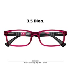 GAFAS LECTURA ZIPPO B25 RED 3.5 DIOP 1 UD