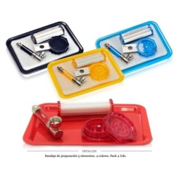 BANDEJA FUMADOR 5 ELEMENTOS PACK 4 UDS