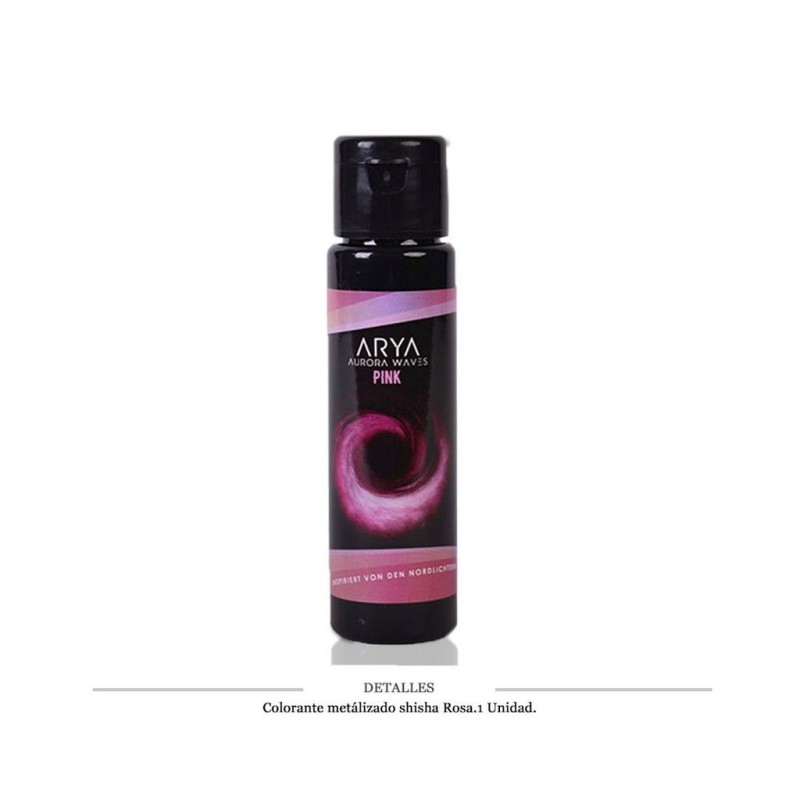 COLORANTE SHISHA EFECTO METALICO ROSA 50 ML 1 UD
