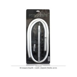 KIT MANDALA MANGUERA+BOQUILLA+MUELLE+ADAPTADOR WHITE 1 UD