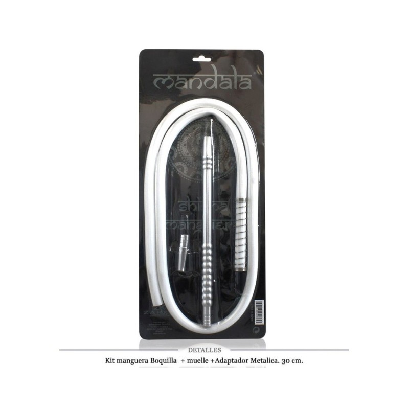 KIT MANDALA MANGUERA+BOQUILLA+MUELLE+ADAPTADOR WHITE 1 UD