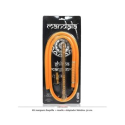 KIT MANDALA MANGUERA+BOQUILLA+MUELLE+ADAPTADOR GOLD 1 UD
