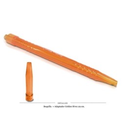 BOQ + ADAPTADOR GOLDEN RIVER NARANJA 29 CM