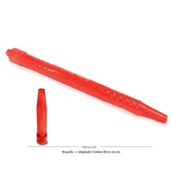 BOQ + ADAPTADOR GOLDEN RIVER COL. ROJO 29 CM