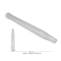 BOQ + ADAPTADOR AL-MANI COL. TRANSPARENTE 29 CM