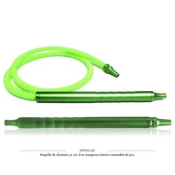 BOQUILLA ALUM CON MANGUERA INTERIOR VERDE 41 CM