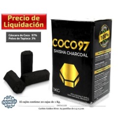 CARBON 1KG COCO'97 HEXA 50X20 MM 64 UDS