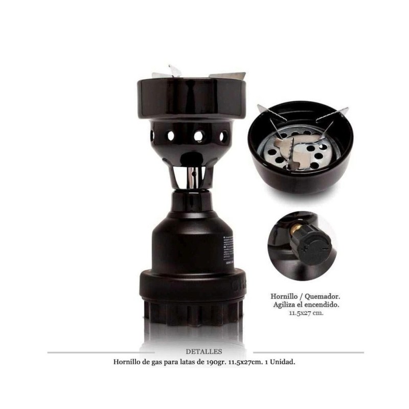 HORNILLO GAS ESPECIAL CARBON NEGRO