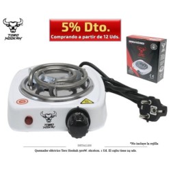 HORNILLO ELECTRICO TORO HOOKAH BLANCO 500W