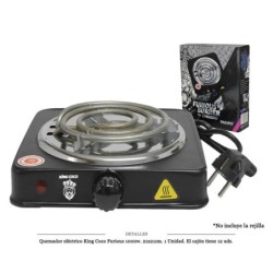 HORNILLO ELECTRICO KING COCO FURIOUS NEGRO 1000W