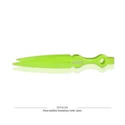 PINZA METALICA ANIMALESYS VERDE 23 CM