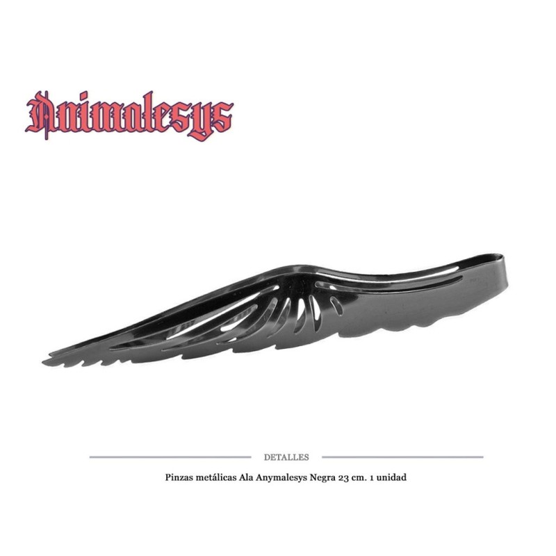 PINZA ALAS ANIMALESYS NEGRA 23CM