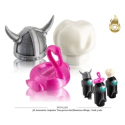 ACCESORIOS 3D SAPIENS IMPOSTOR PACKS 3 GORROS