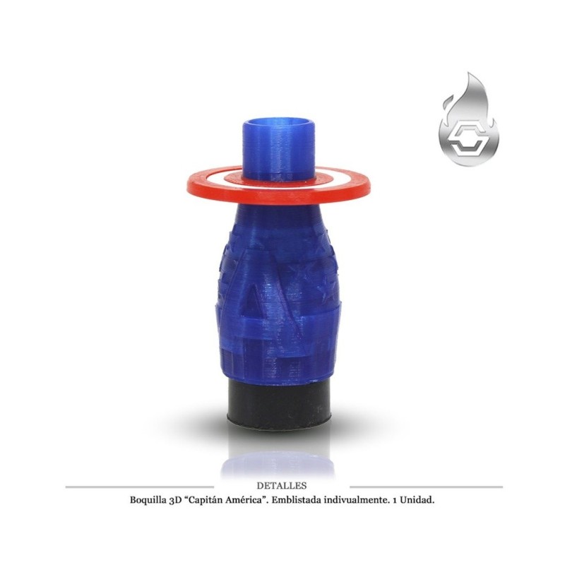 BOQUILLA 3D SAPIENS CAPITAN AMERICA 1 UD