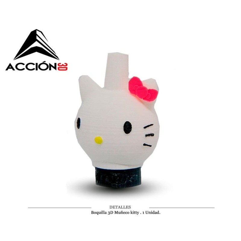 BOQUILLA 3D ACCION MUÑECO KITTY 1 UD