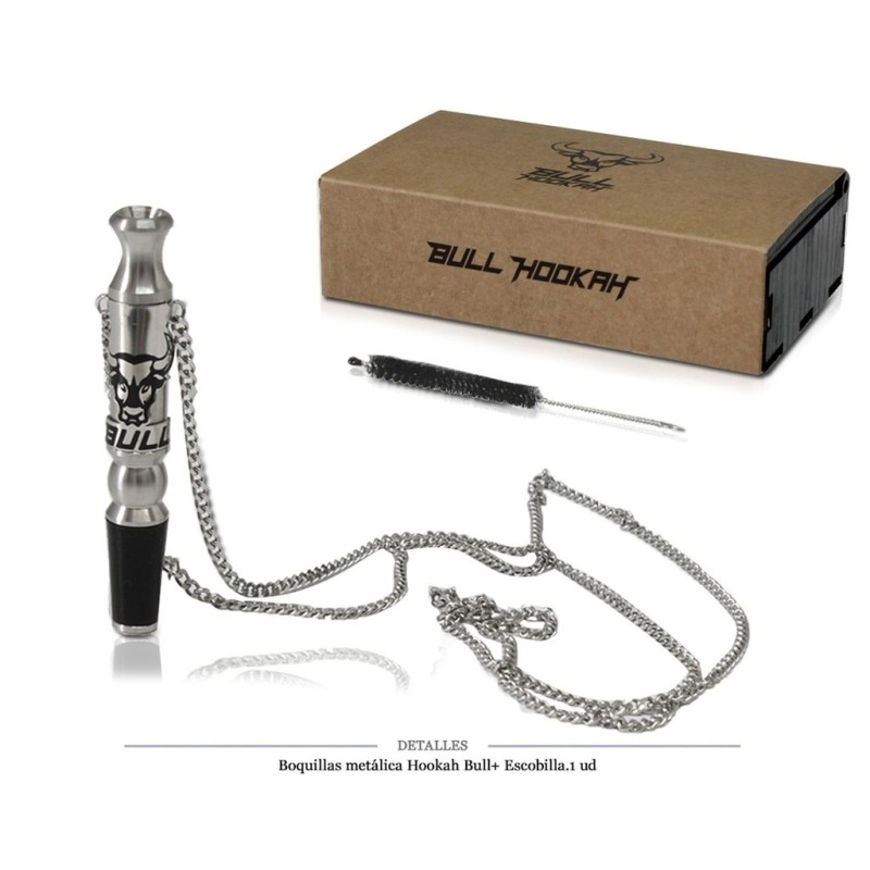 BOQUILLA METALICA BULL HOOKAH 1 UD