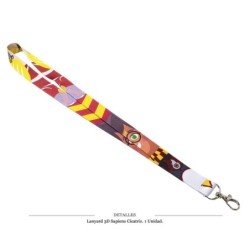 LANYARD 3D SAPIENS CICATRIZ 1 UD