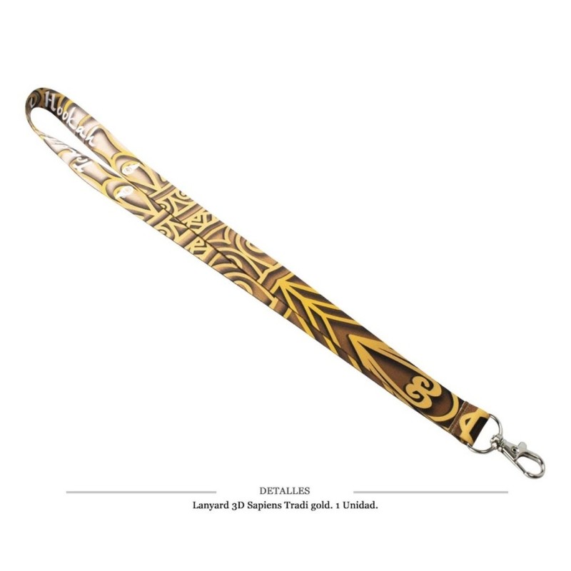LANYARD 3D SAPIENS TRADI GOLD 1 UD