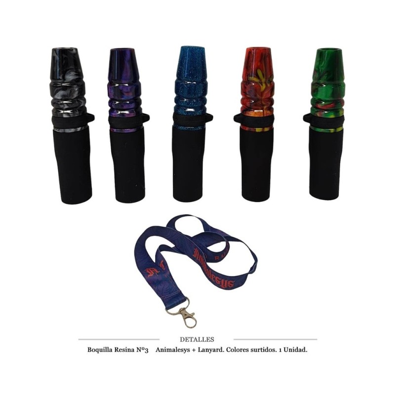 BOQUILLA RESINA ANIMALESYS+LANYARD 1UD Número3