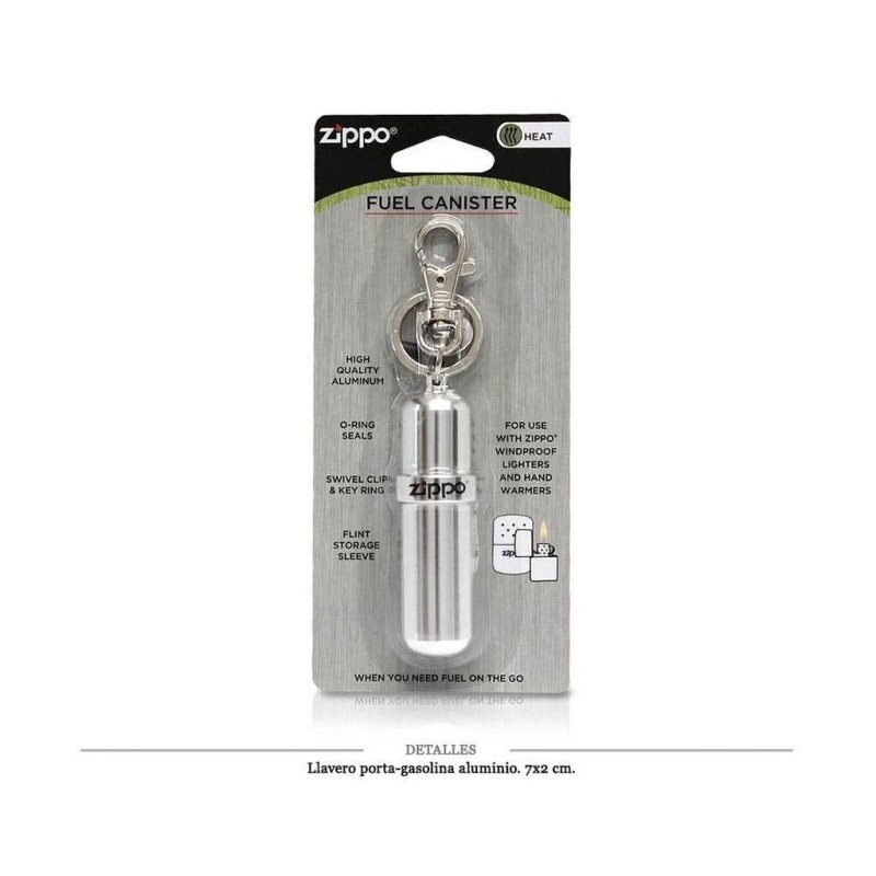 LLAVERO ZIPPO PORTA GASOLINA