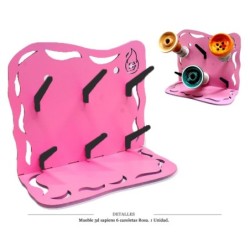 MUEBLE 3D SAPIENS 6 CAZOLETAS ROSA 1 UD