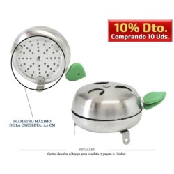 GESTOR DE CALOR PRO C/APOYO CAZOLETA 7,5X4CM 1U