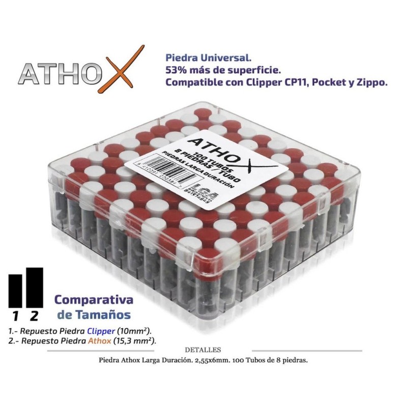 PIEDRA ATHOX UNIVERSAL LARGA DURACION 8X100 UDS