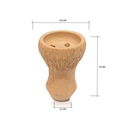 CAZOLETA BARRO HELIUM 6,5X2,1X10 CM