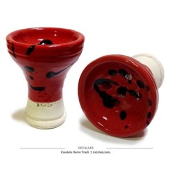 CAZOLETA BARRO CHAMOTA TRADI LADY BUG 7.2X2.6X9.2 CM