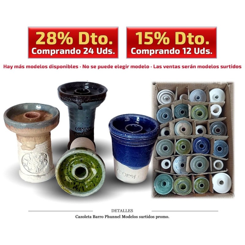 CAZOLETA BARRO CHAMOTA PHUNNEL/TRADI SURTIDAS