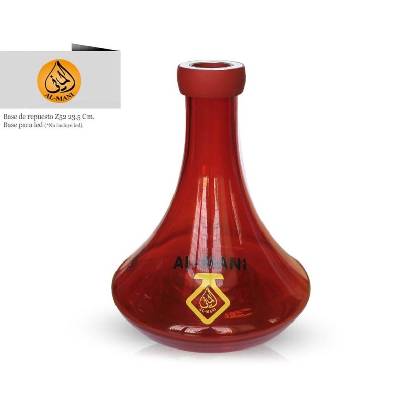 BASE NARGUILE AL-MANI Z52 23,5 CM ROJO